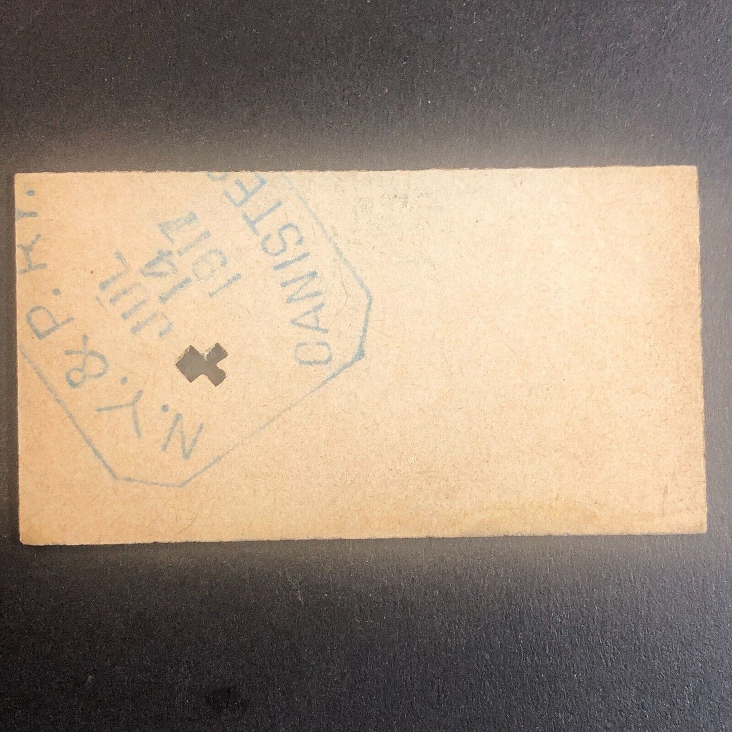 New York & Pennsylvania Railroad July 14 1917 Greenwood, NY Ticket #53551