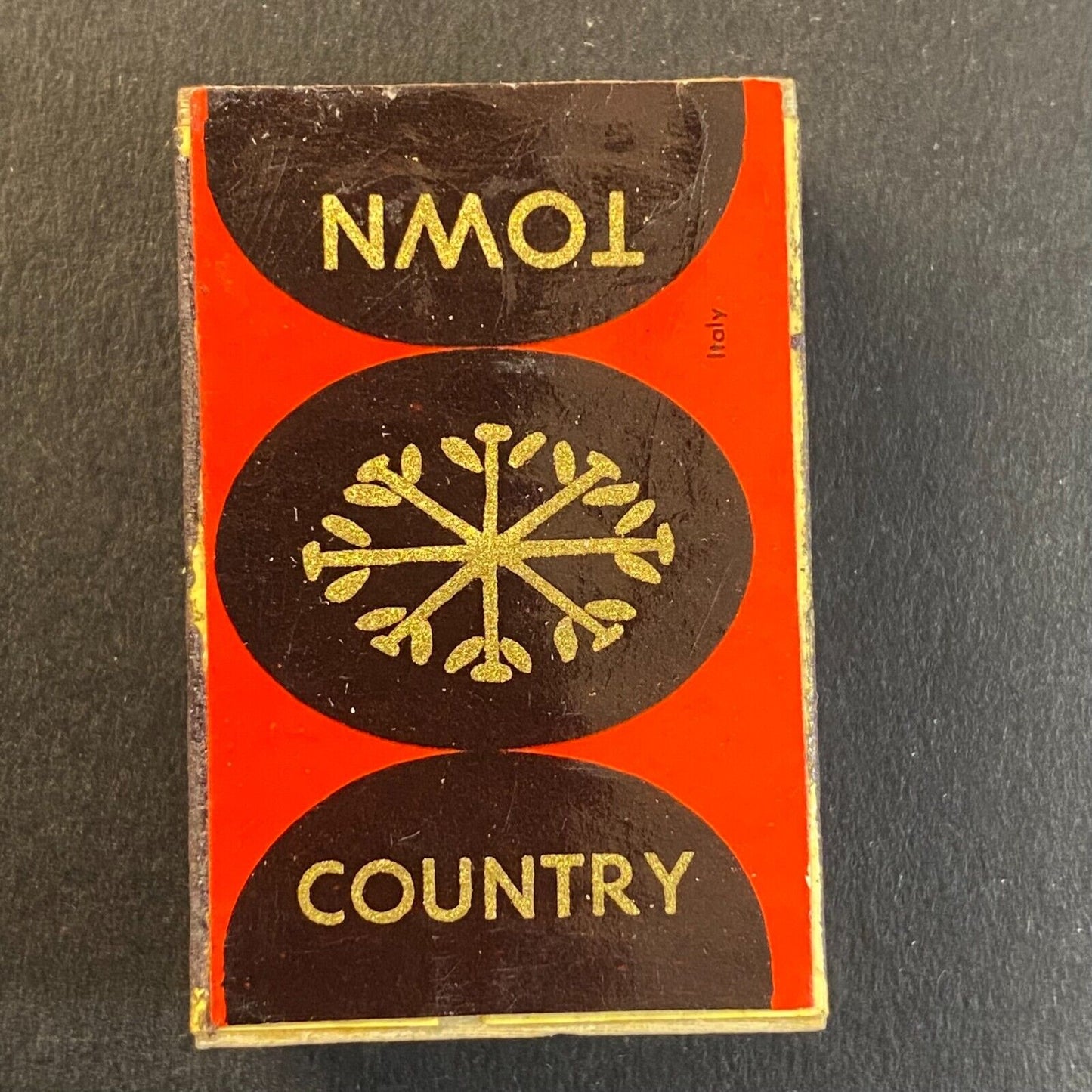 Hilton Hotel Palmer House Chicago Italian Paper Label Matchbox c1950-60's Scarce