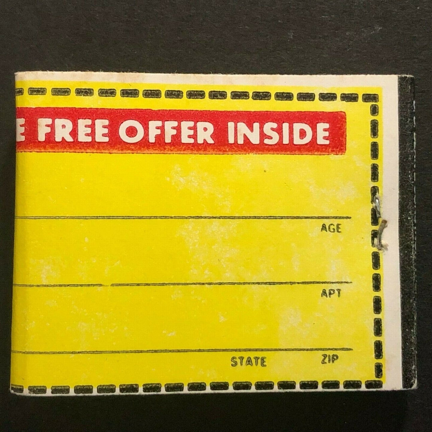 "Increase Your Pay 15 Ways" Mail-in Offer c1960's Full Matchbook