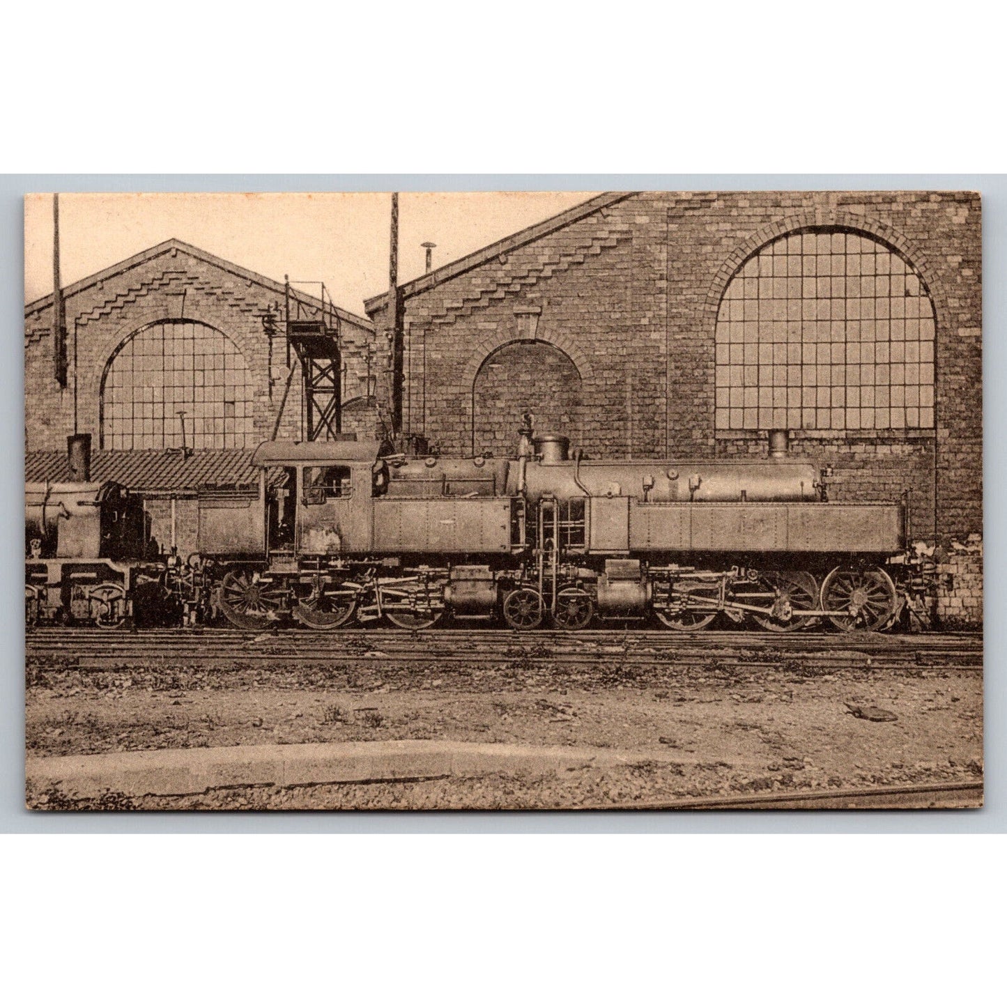 French Railroad RPPC* Postcard Machine 6164 Series 6121-6168 c1905-1911 H.M.P.