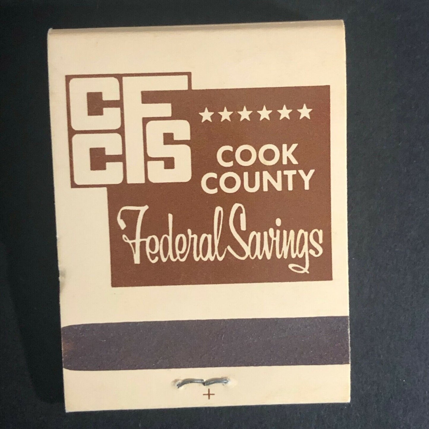 Morton Grove, IL Cook County Federal Savings c1970's Full Matchbook