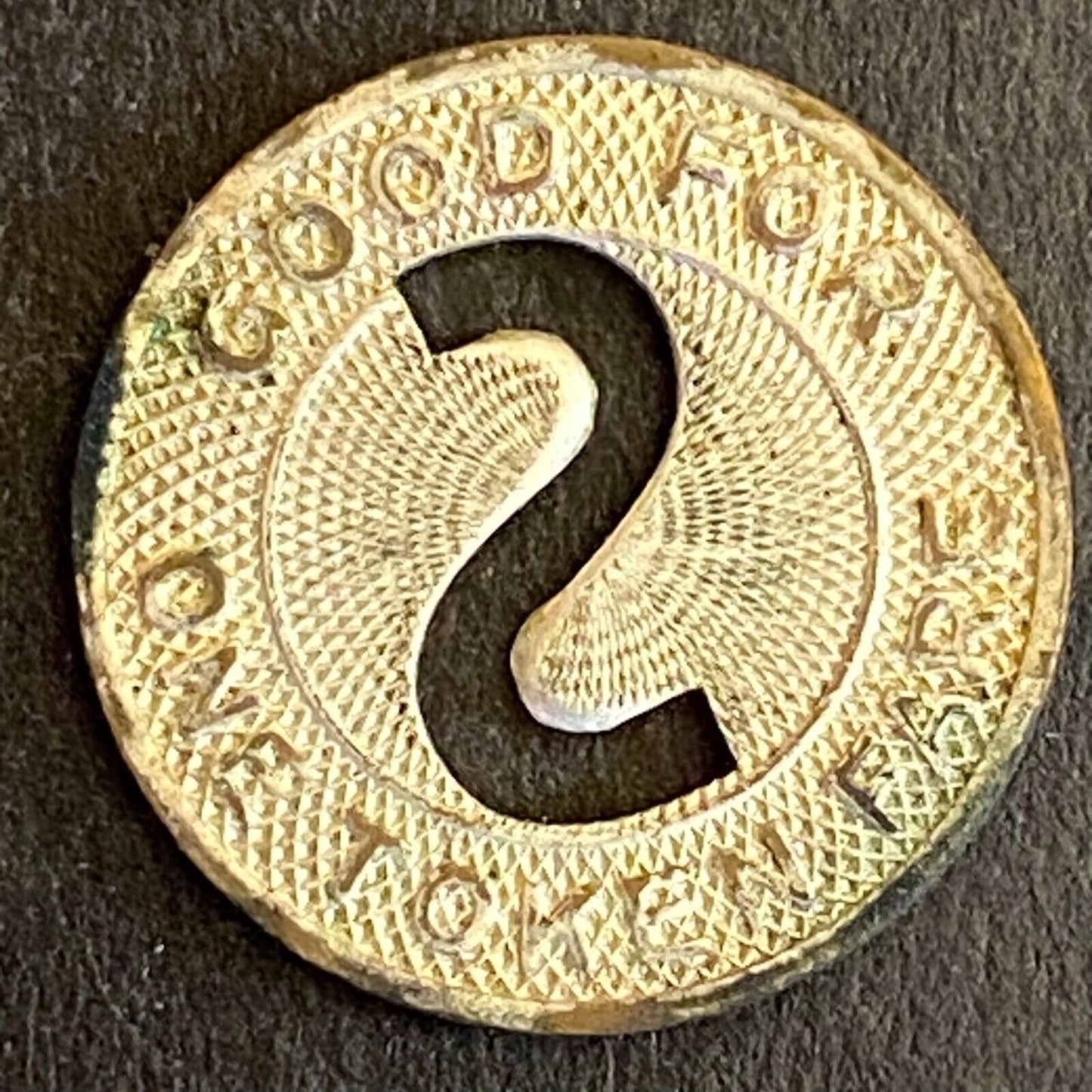 San Diego Transit System G/F One Token Fare Transit Token 16mm