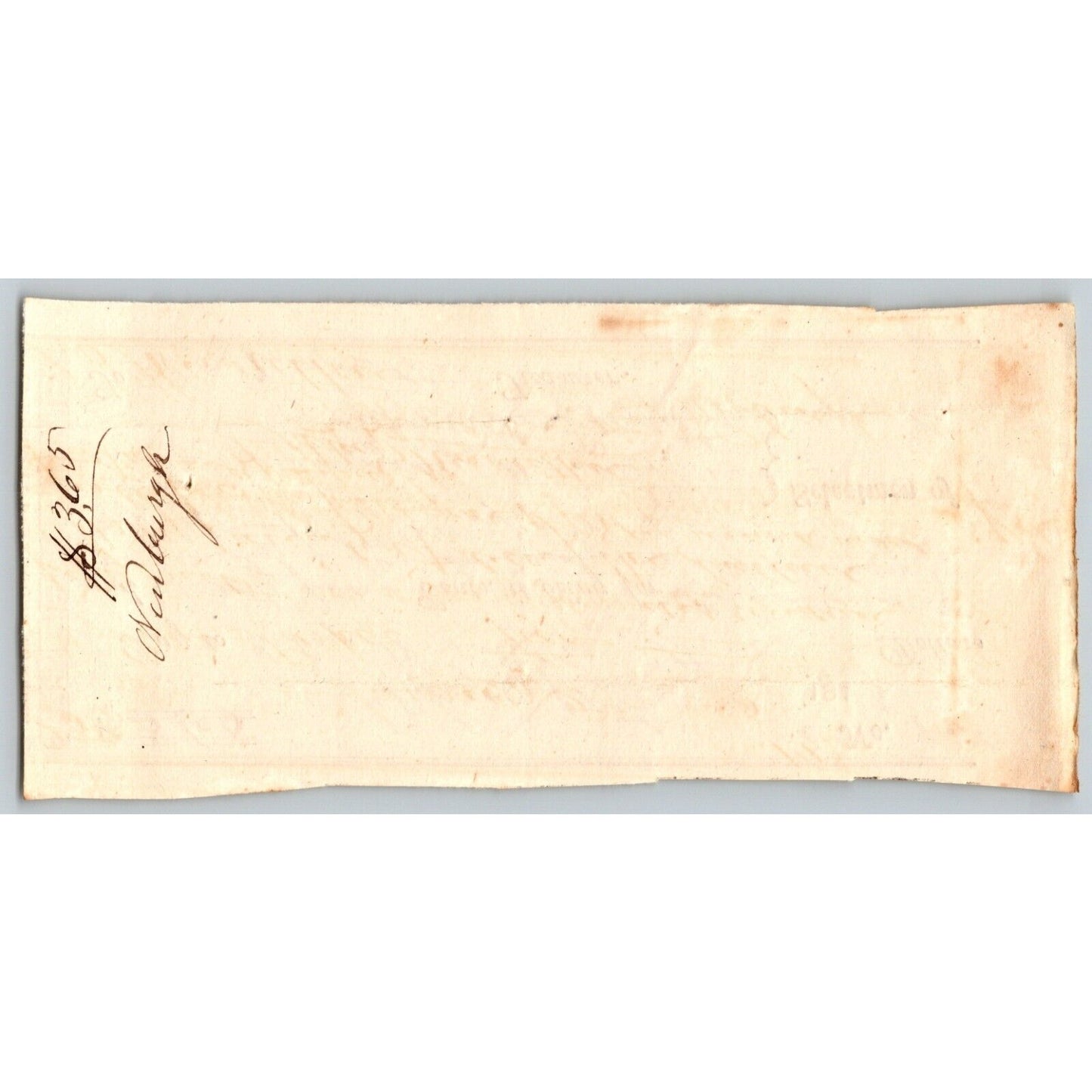 1845 Jabez Knowlton* Newburgh ME Town Check to Jabez Knowlton