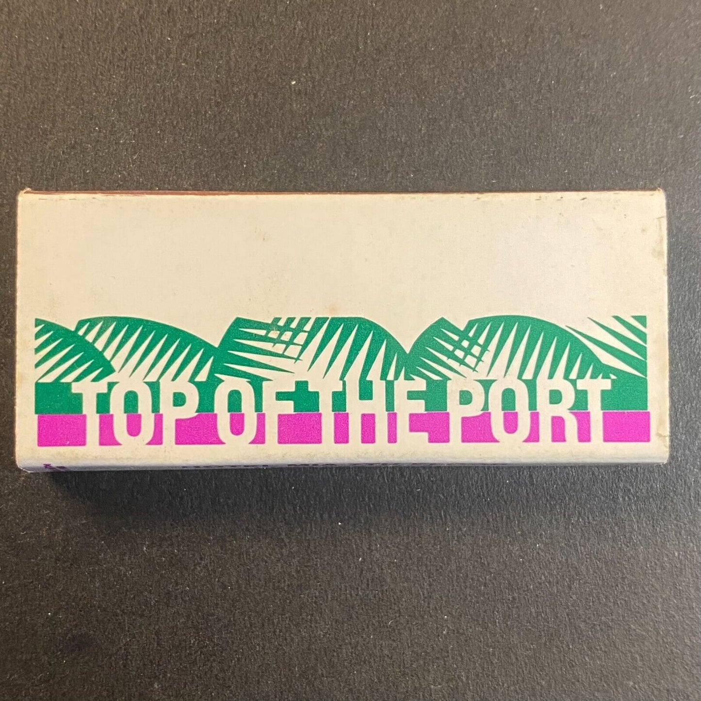 Hotel Mia Top of the Port Miami Airport Restaurant Vintage Matchbox VGC Scarce