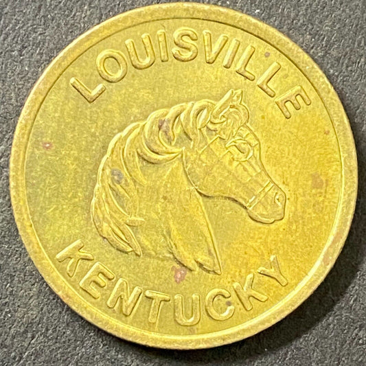 Kentucky Derby Souvenir Token Louisville Kentucky Horse Head 23mm (#6)