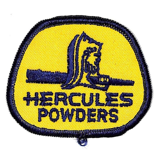 Hercules Powders Gunpowder 2.25" x 2.5" Vintage Emb. Patch c1970's-80s VGC