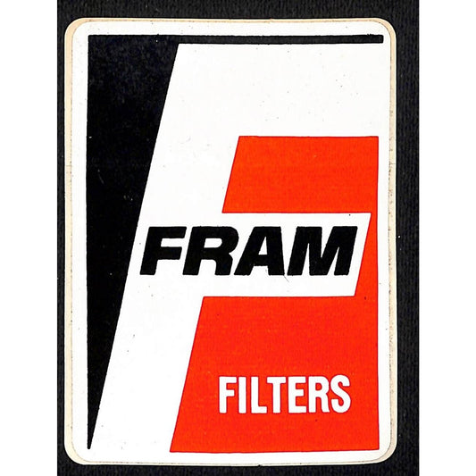 Fram Filters Vintage Performance Auto Sticker c1970's-80's (#1)