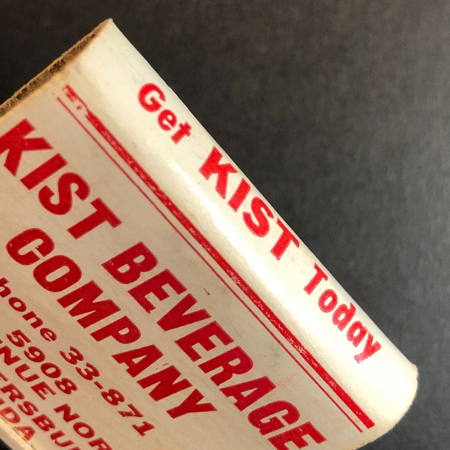Kist Beverage Company St. Petersburg, FL Full Matchbook c1950's VGC
