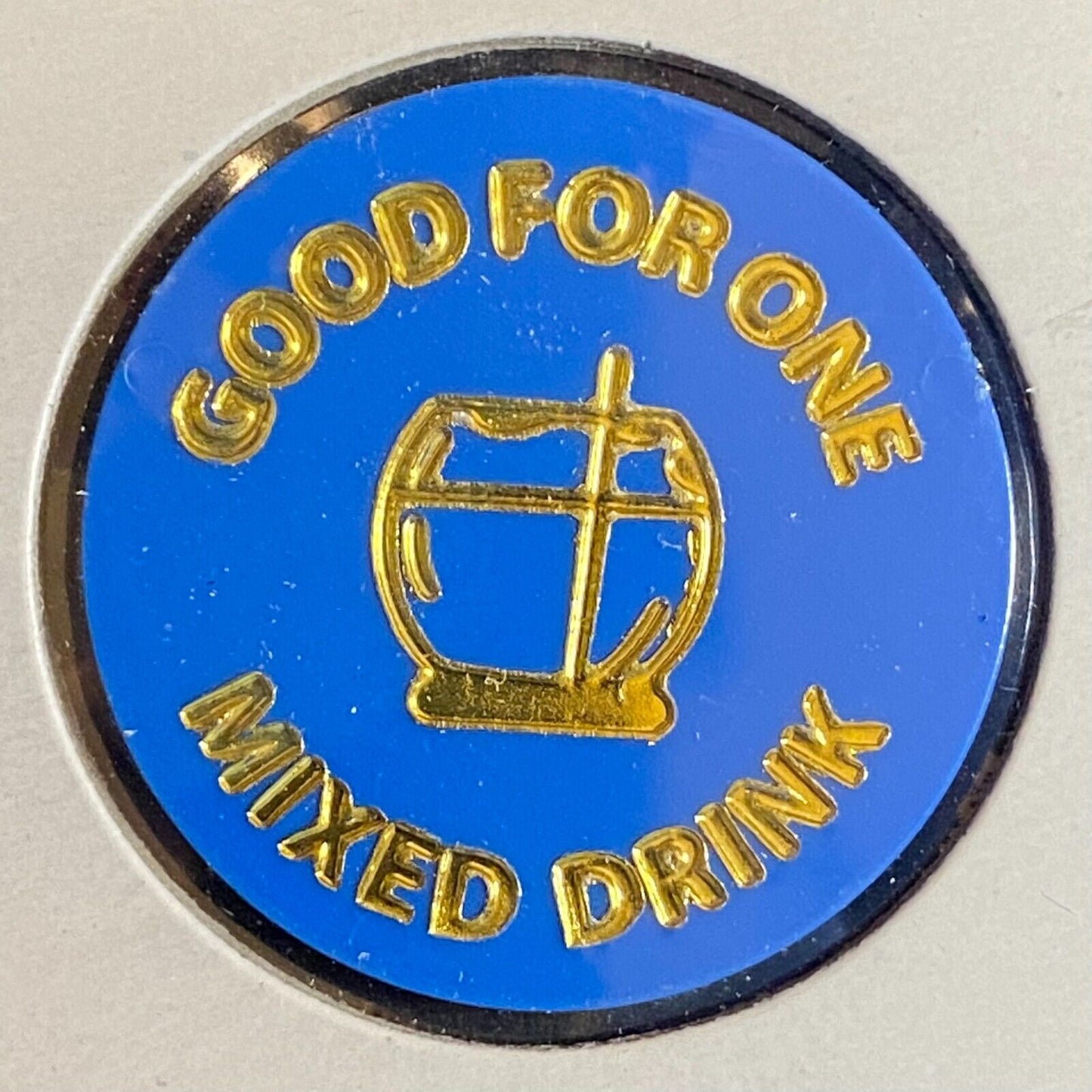 Mill Hall, PA Valley Hotel Plastic Token Good For One Mixed Drink