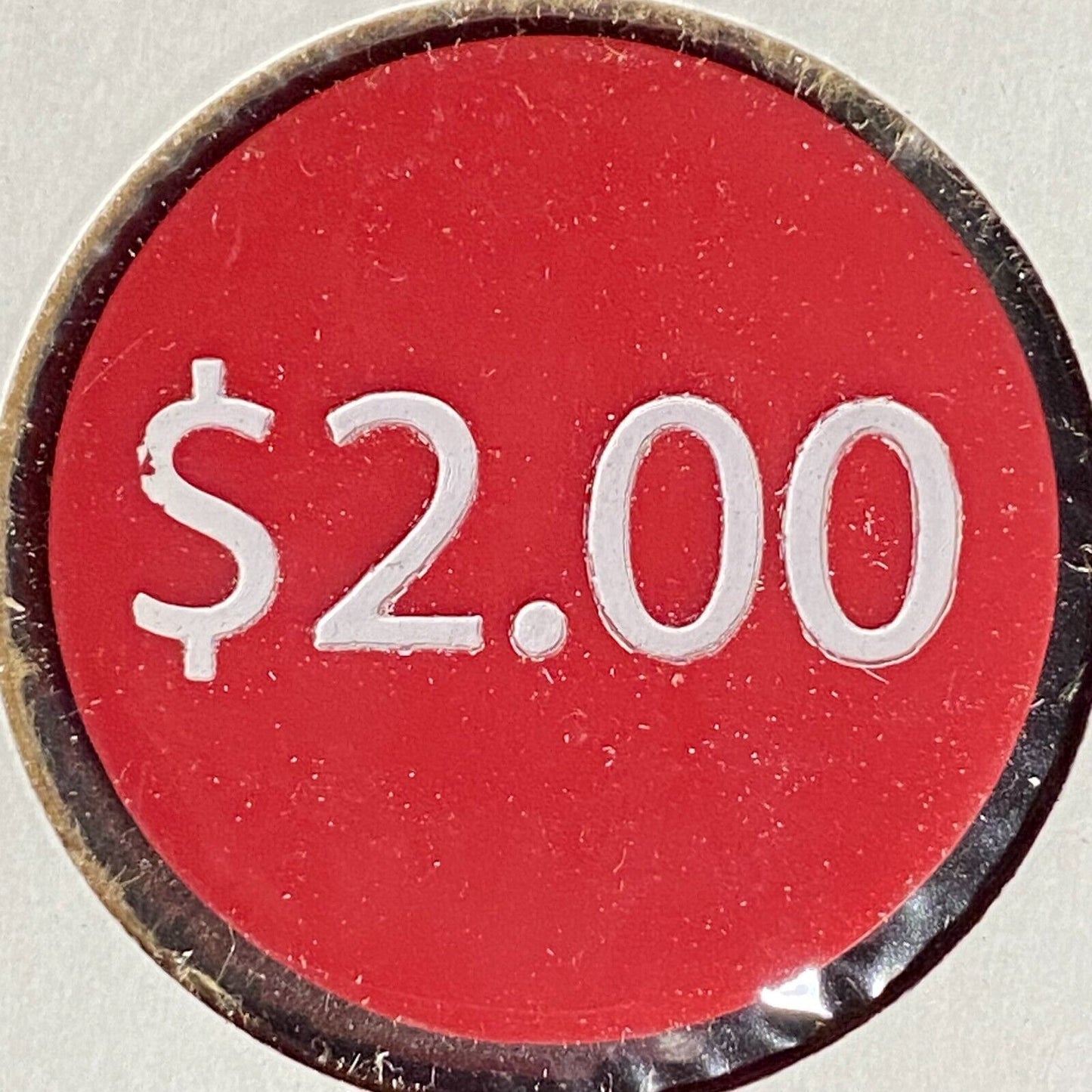 Butler, PA BPOE Elks Post 170 Plastic Drink Token Good For "$2.00" WHT Text