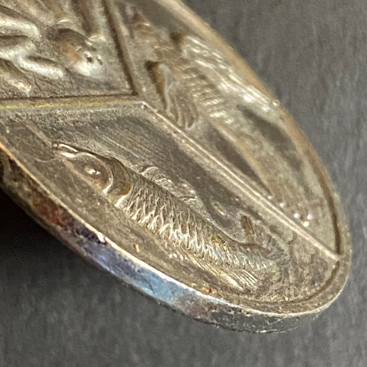 c1950's-60's ? 6-Sport Dbl Sided Pendant 31mm Bowling Fishing Hunting Equestrian