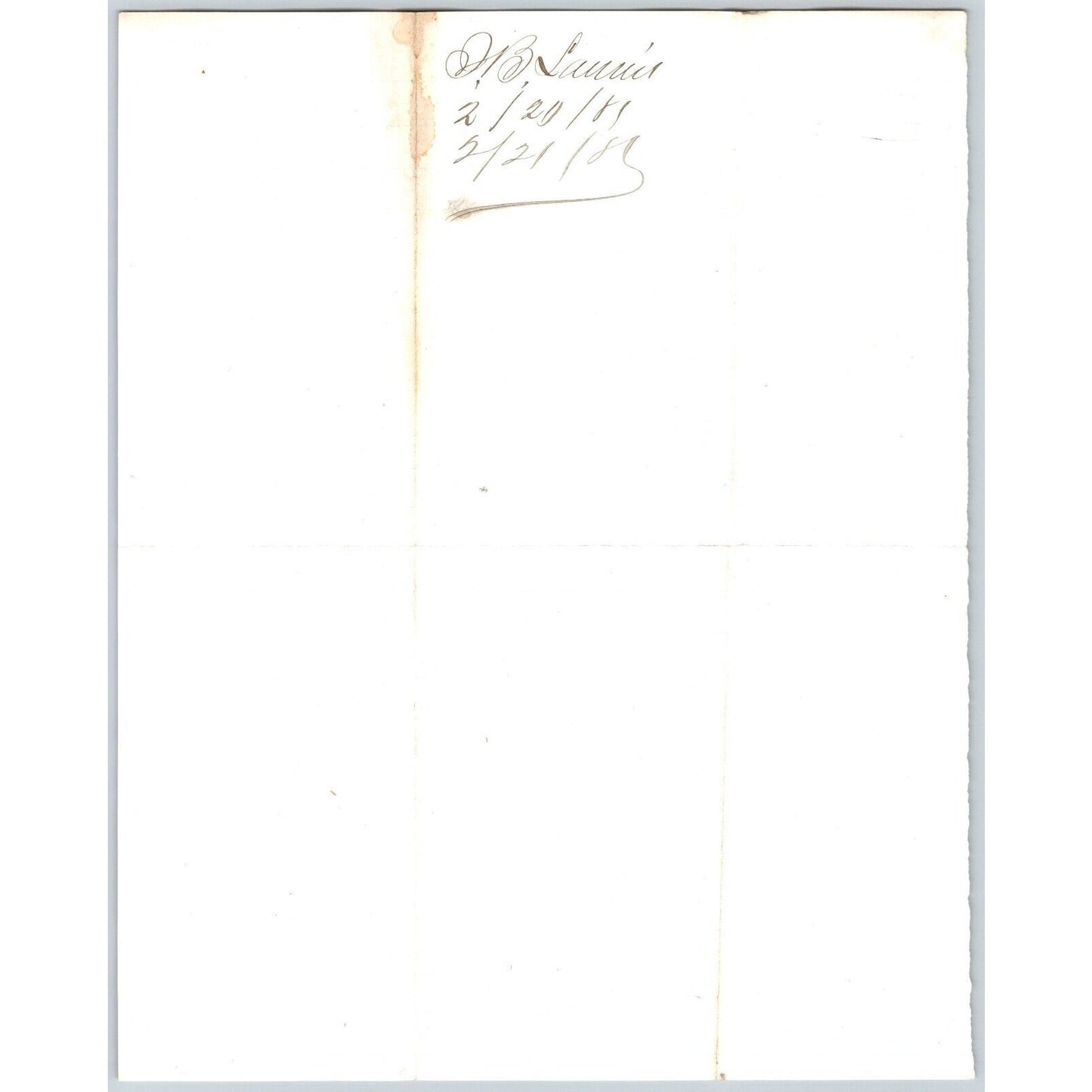 Feb 20 1881 ALS J.B. Laurin** Laurin, MT to Henry Elling* Virginia City, MT