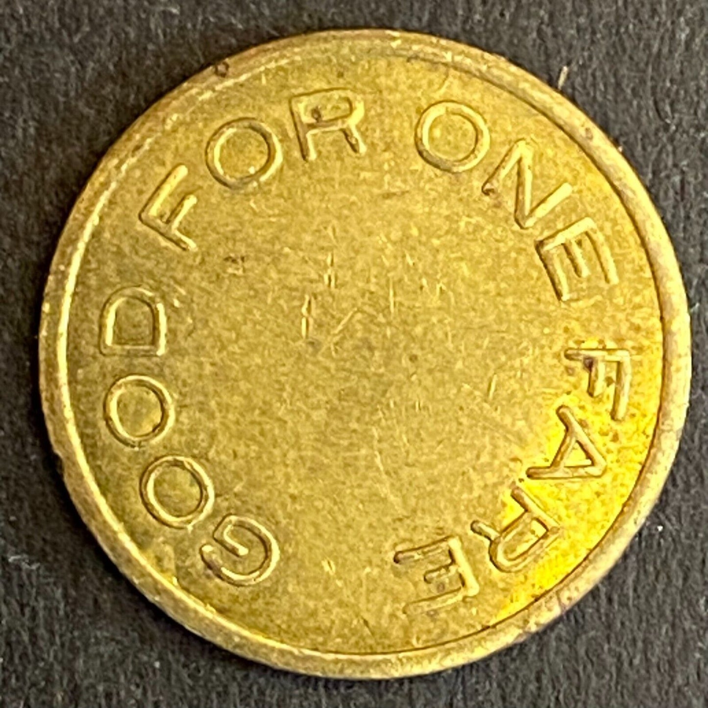 Decatur Public Transit Illinois G/F One Fare Transit Token 16mm