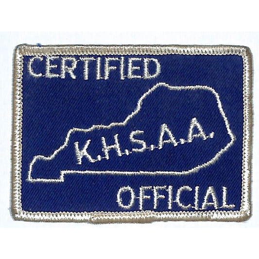 KHSAA Official Kentucky High School Embr. Patch c1970's? 2.5" x 3.5" VGC (#3)