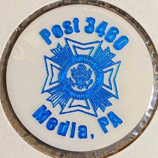 Media, PA American Legion 3460 c1980's Plastic Token "G/F One Bottle Beer"