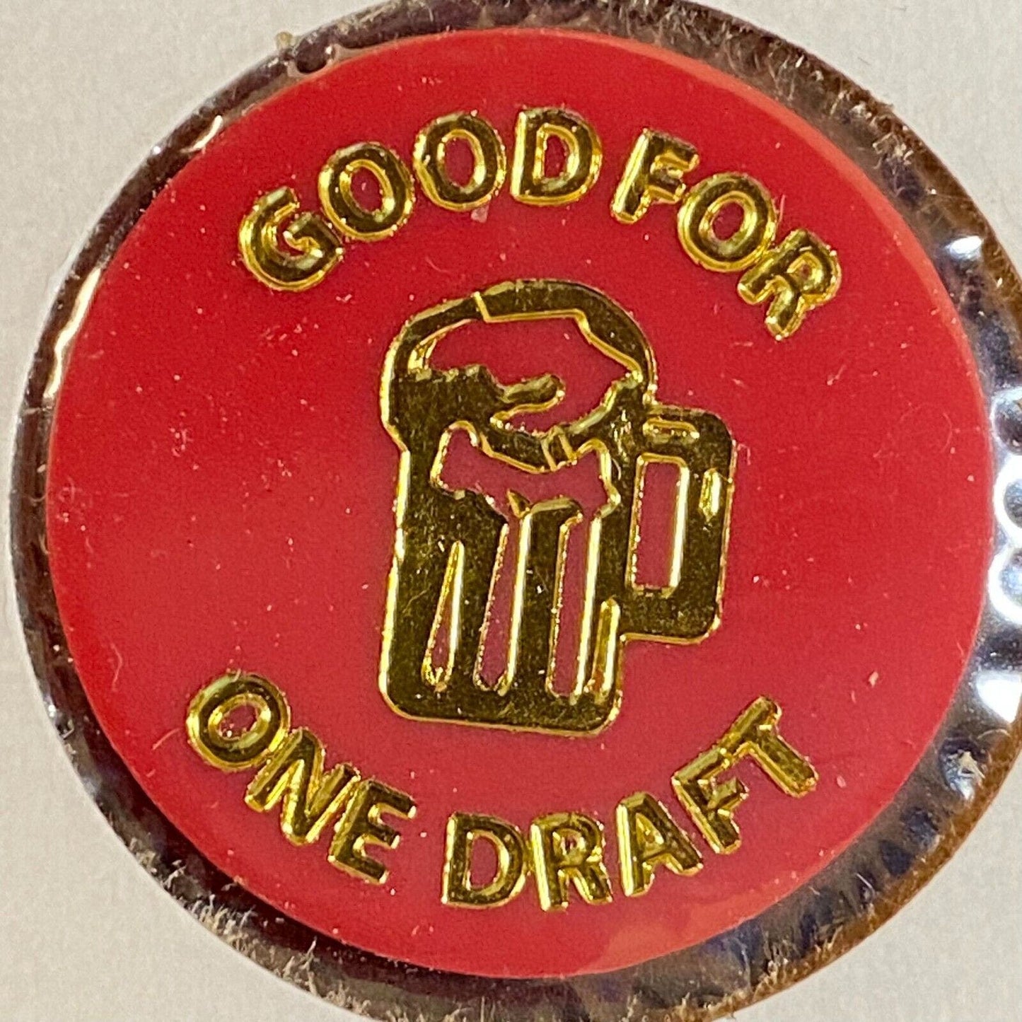 Morris, PA Inn 287 Restaurant c1998 Plastic Token G/F One Draft Beer