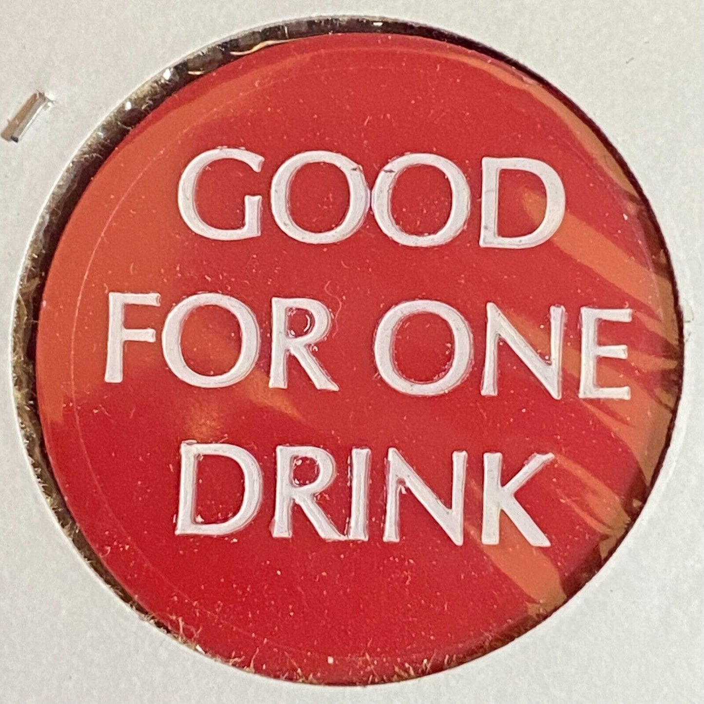 Hudson, PA V.F.W. Post 6325 c1970's-80's Plastic "Good For One Drink" Token