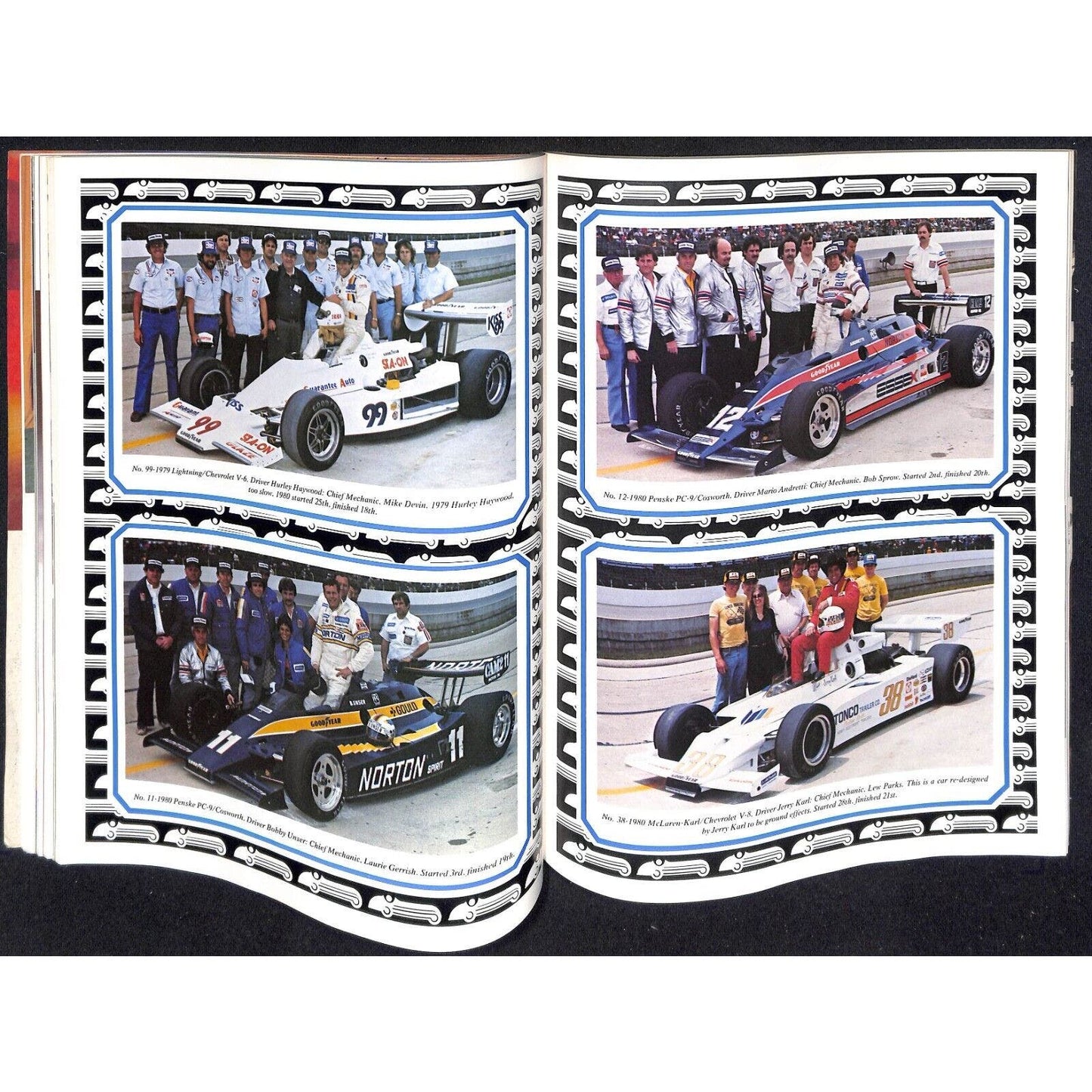 1980 Hungness Indianapolis 500 Yearbook Racing VGC 219pp 1lb 6oz