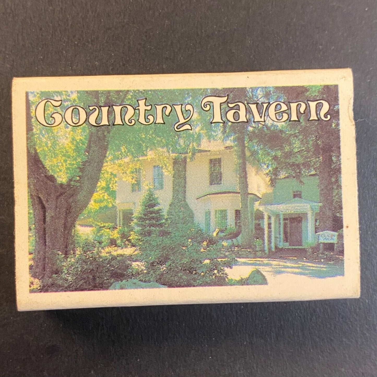 Heritage Village Southbury, CT Country Tavern Vintage Matchbox Real Photo Scarce