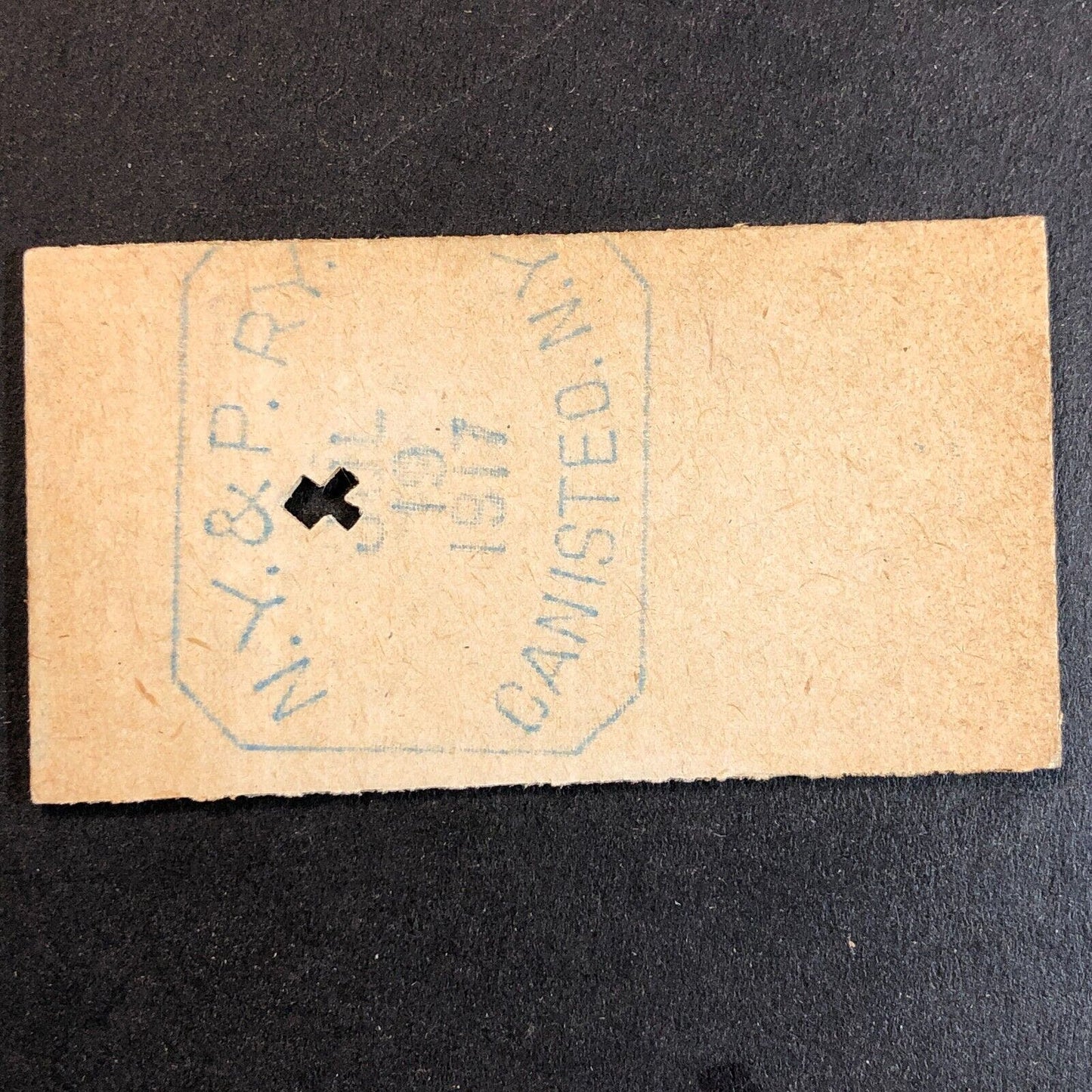 New York & Pennsylvania Railroad July 19 1917 Whitesville, NY Ticket #18264