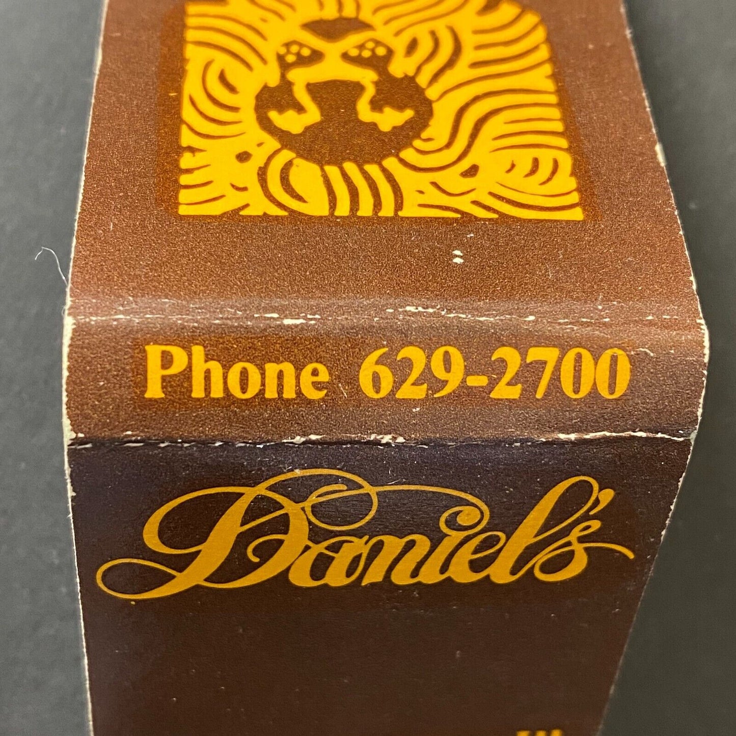 Daniels Restaurant Addison, IL Full Matchbook Scarce c1968-74