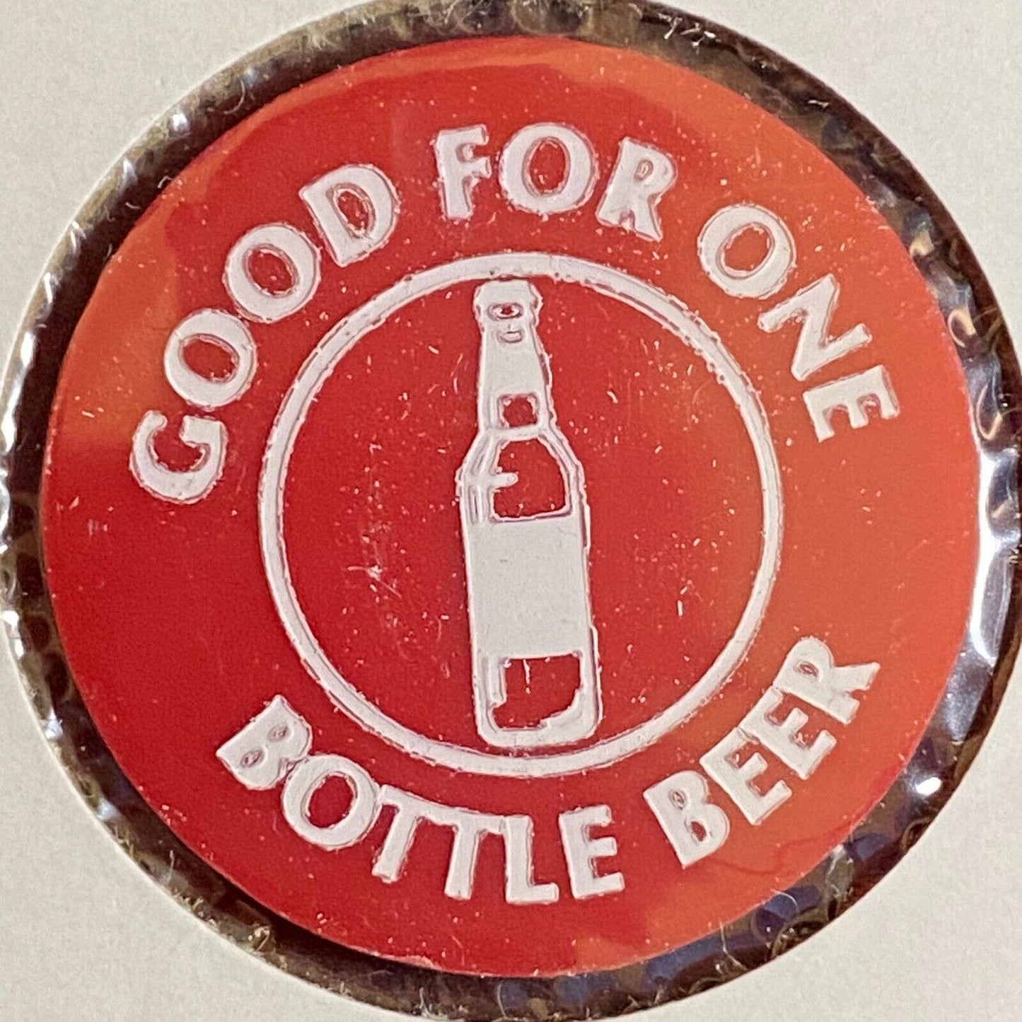 Milroy, PA Main Street Bar c1980's-90's Plastic Token G/F One Bottle Beer