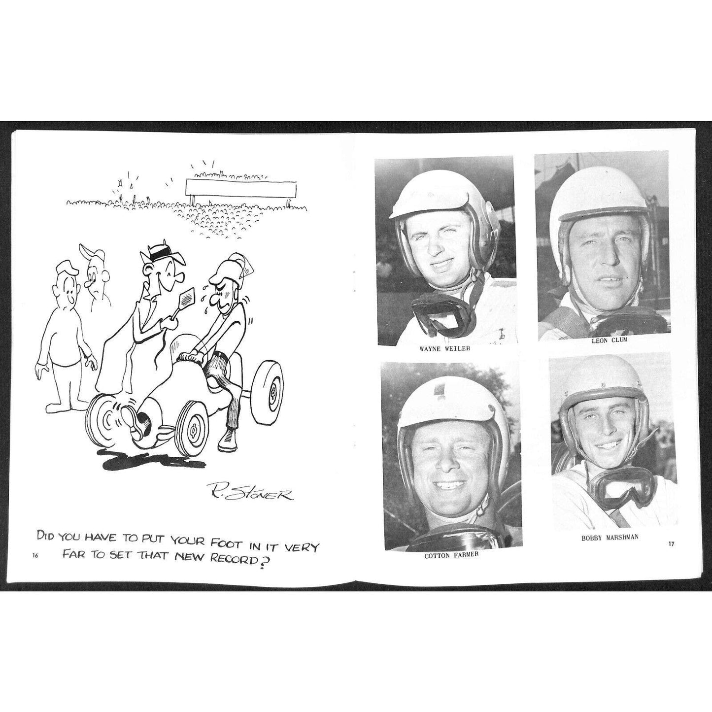 Langhorne Speedway Sprint Car Auto Racing Program 4/24 1960 22pp VGC