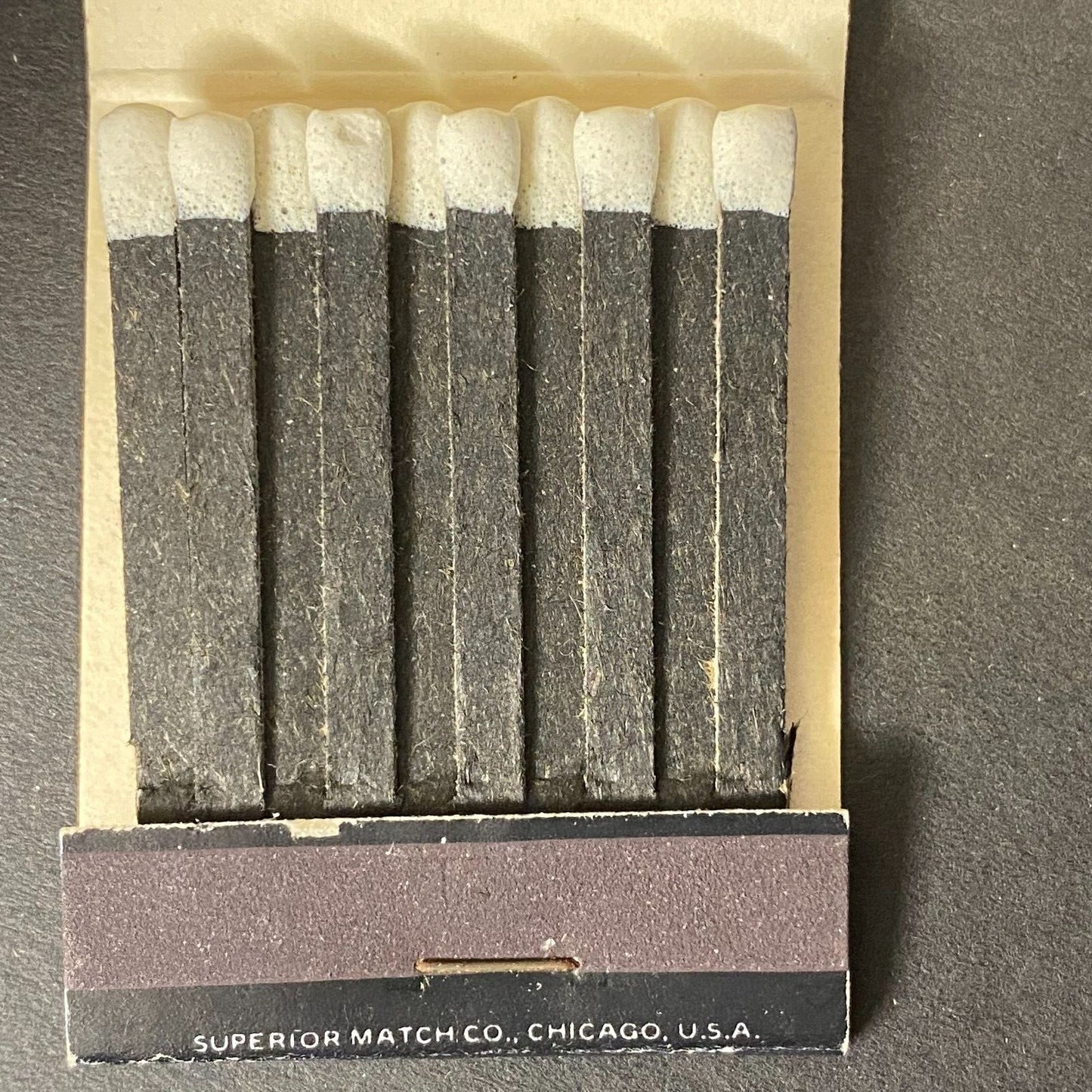 Le Bordeaux Restaurant French Cafe Chicago Full Matchbook c1960's-74