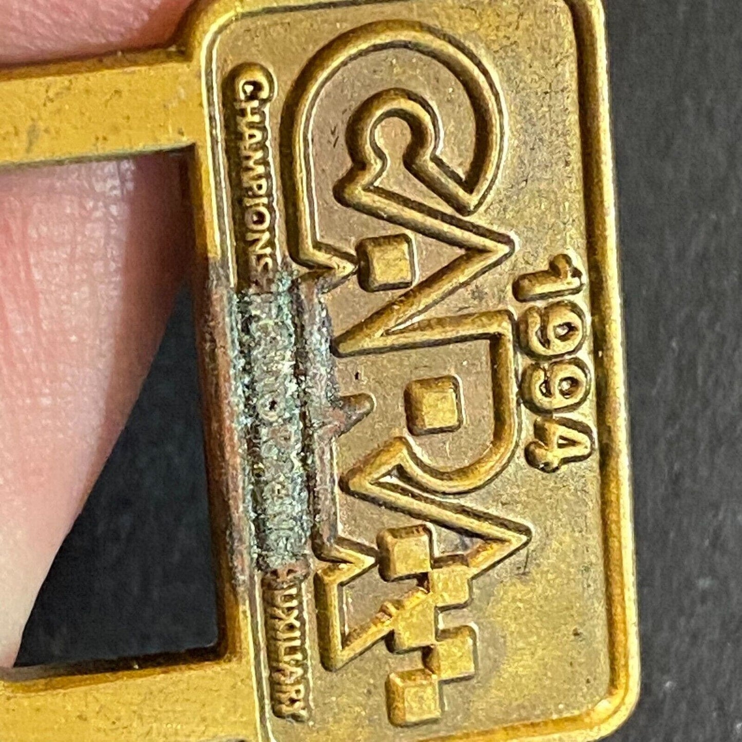 1994 CARA Championship Auto Racing Auxillary Lapel Pin w/ Damage