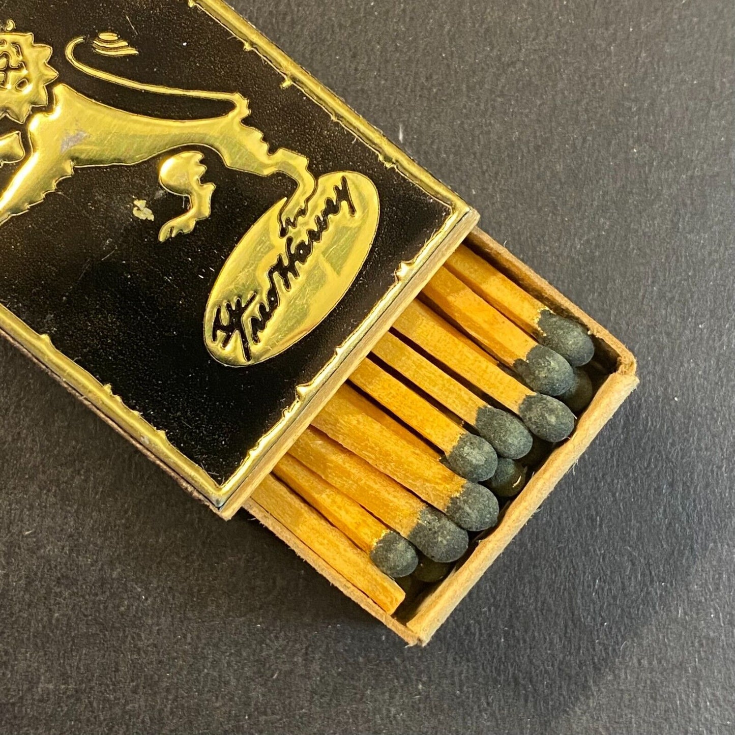 Gold Lion Restaurant Fred Harvey Chicago Foil Matchbox c1950-60's VGC Scarce