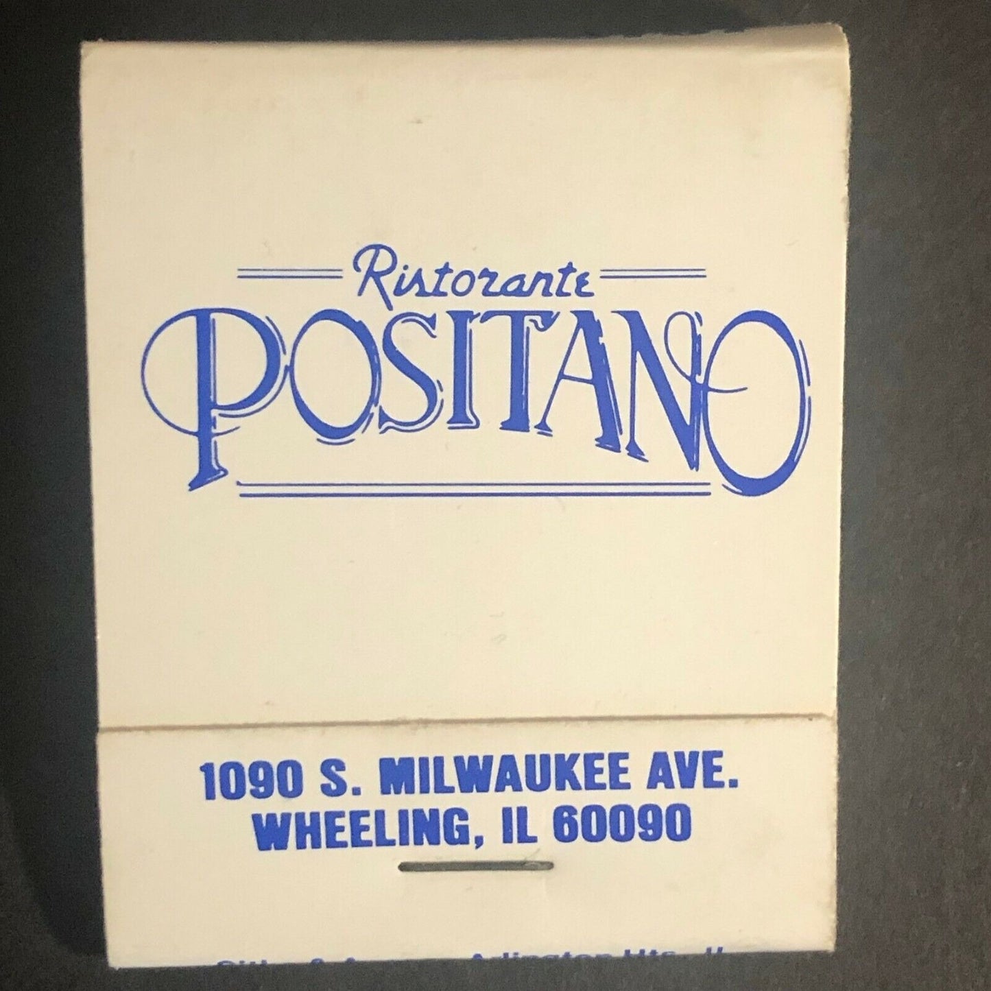 Wheeling, IL Ristorante Positano c1970's-80's Full Matchbook