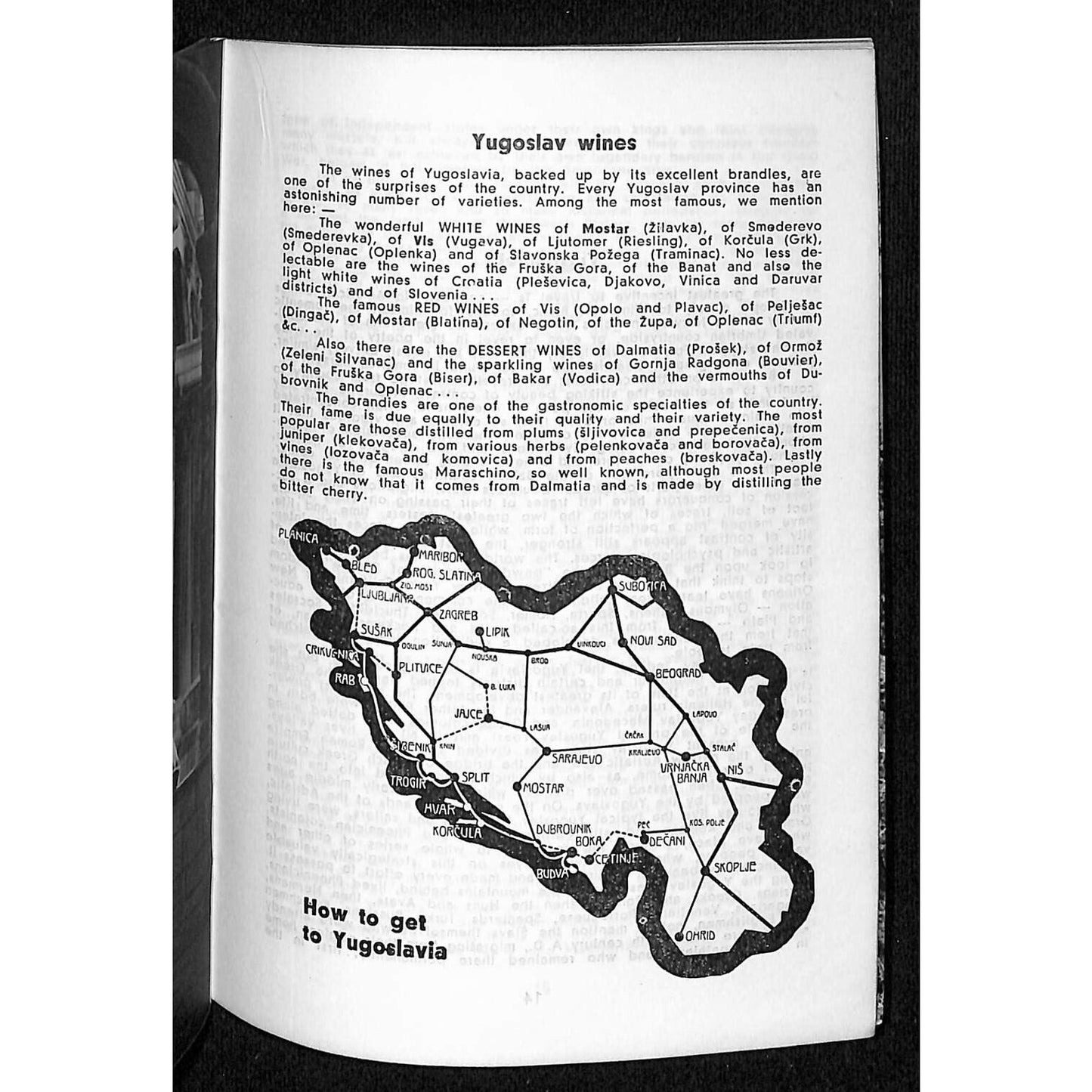 "Yugoslavia" Official Travel Bureau Tourist Guide Booklet 24pp 1939 VGC Scarce