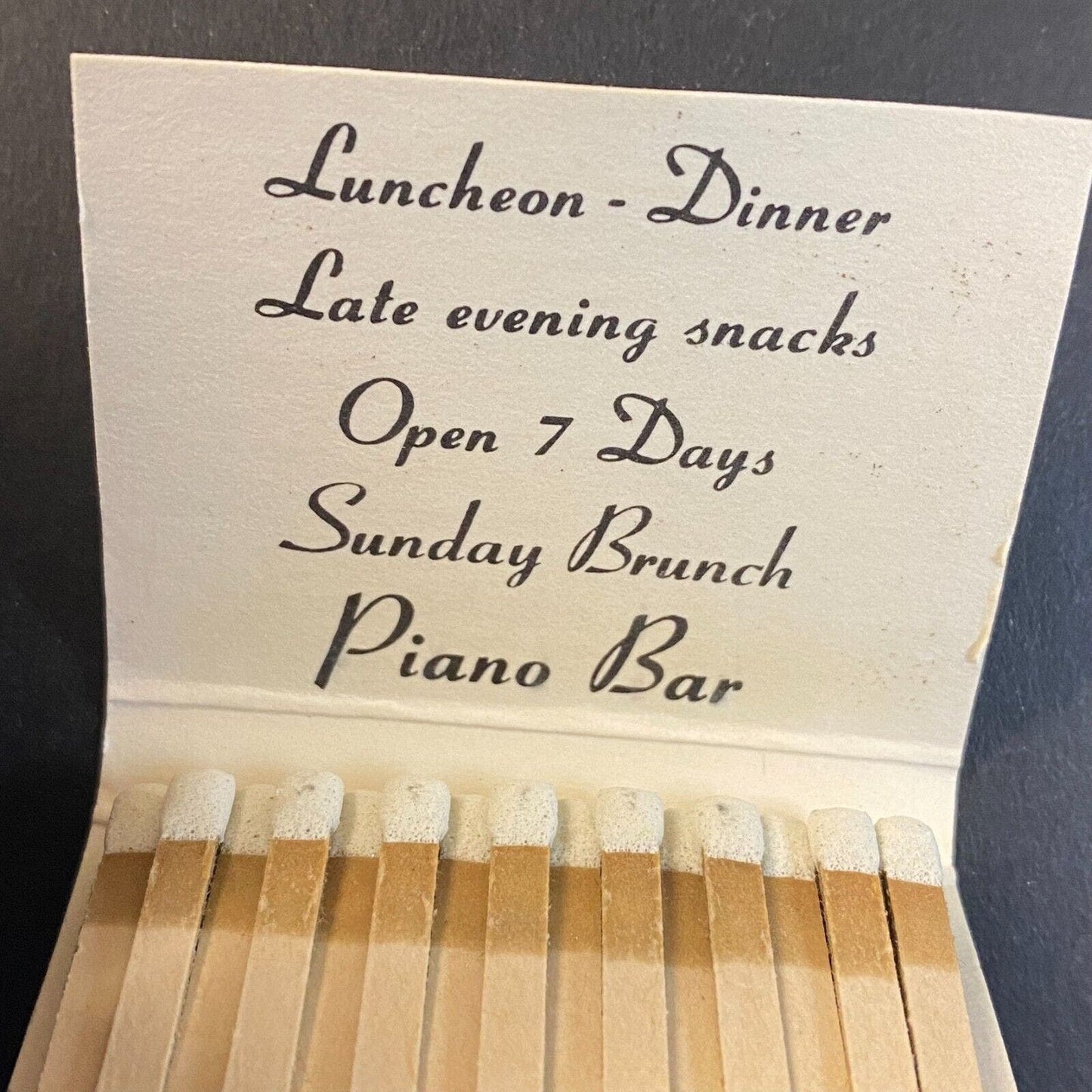 Mitchell's Beef & Bourbon Old Town Chicago c1974-80's Full Matchbook VGC