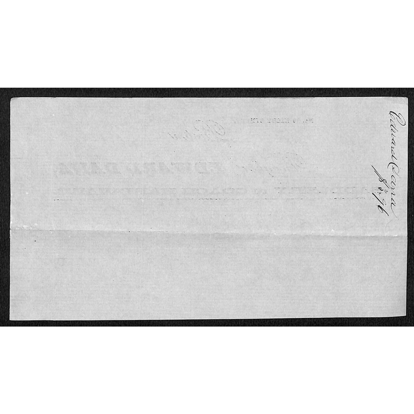 1855 Jabez Knowlton* Newburgh, ME Edward Dana Boston Coach Hardware Billhead