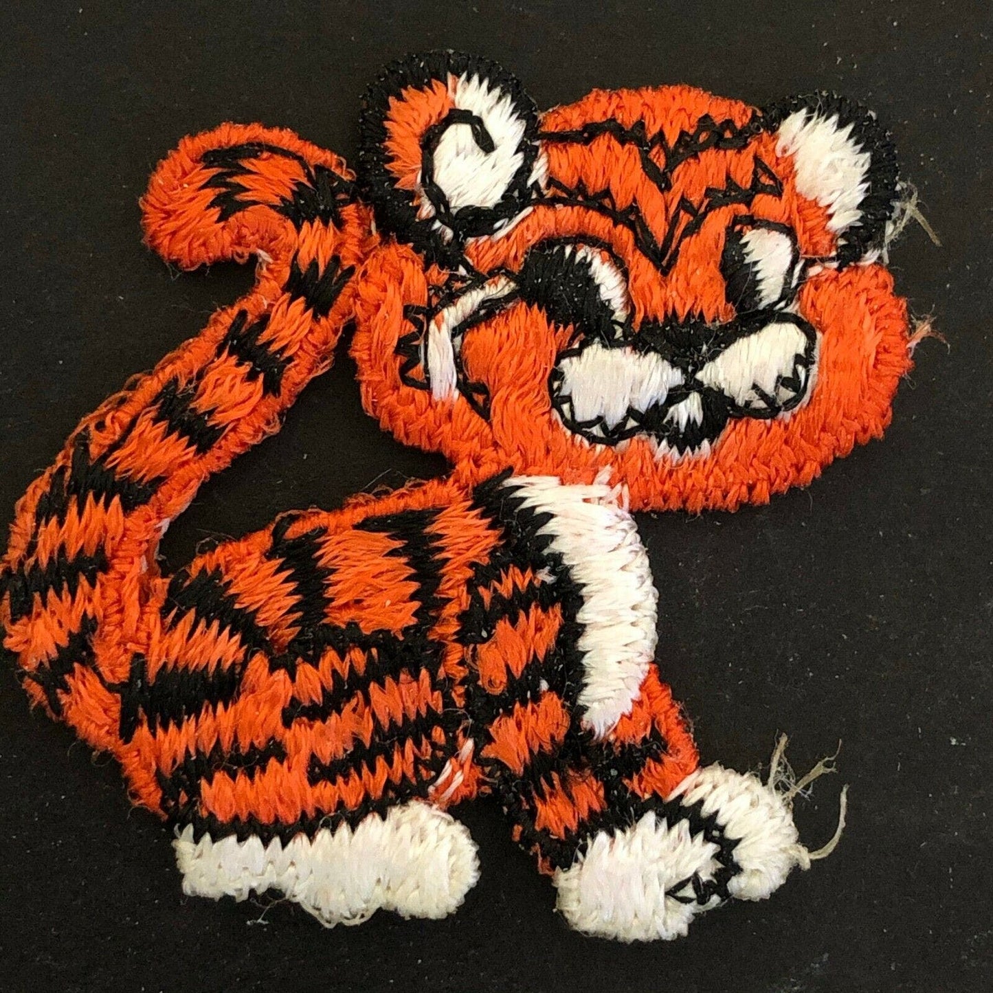 c1970-80's Vintage Machine Stitched Embroidered Patch - Exxon Tiger Cub