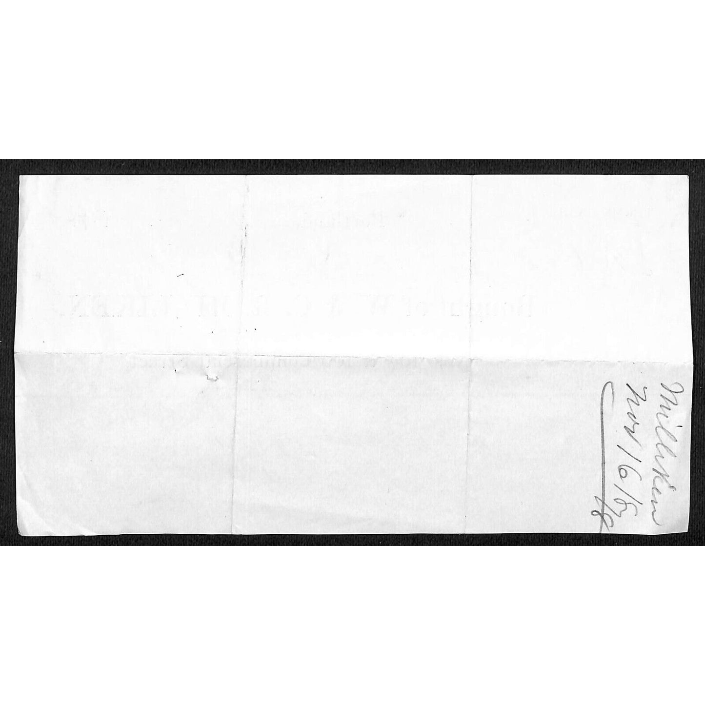 1878 A.W. Knowlton* Newburgh, ME W. & C.R. Milliken Roast Java Rio Billhead