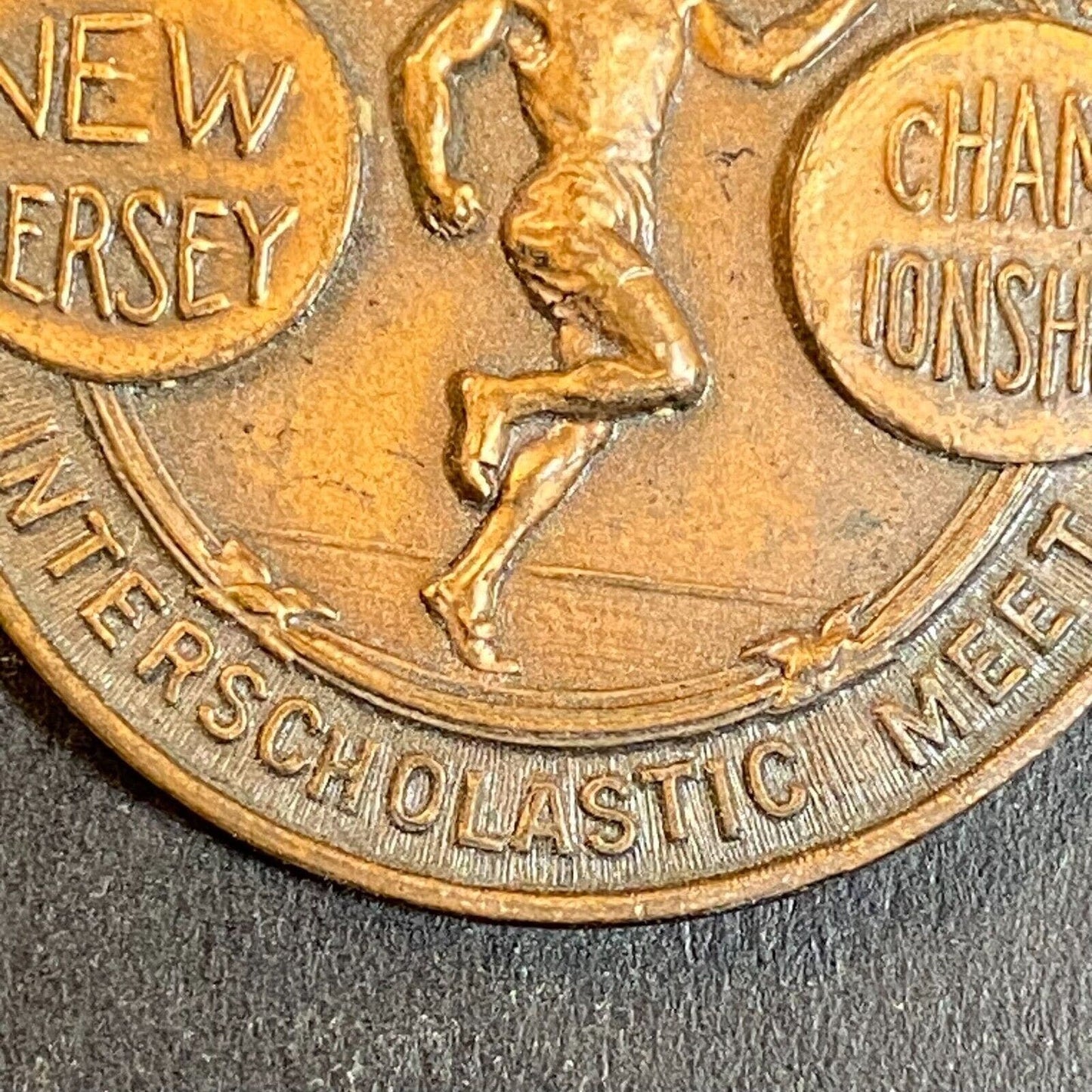 1928 St. Benedicts Prep. NJ Championship Interscholastic Medal Shot Put 34mm 18g