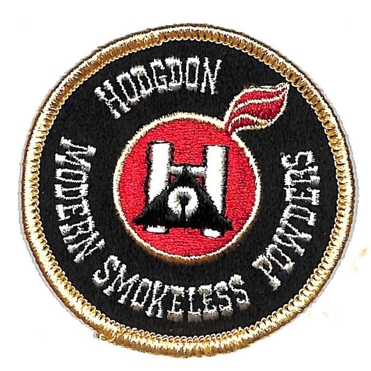 Hodgdon Modern Smokeless Powder Vintage Embroidered Patch 2.7" c1970's-80's VGC