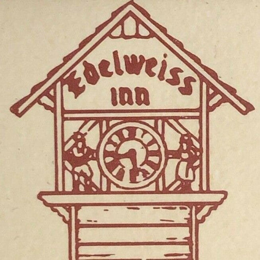 Edelweiss Inn Norridge, IL c1970's Full Matchbook