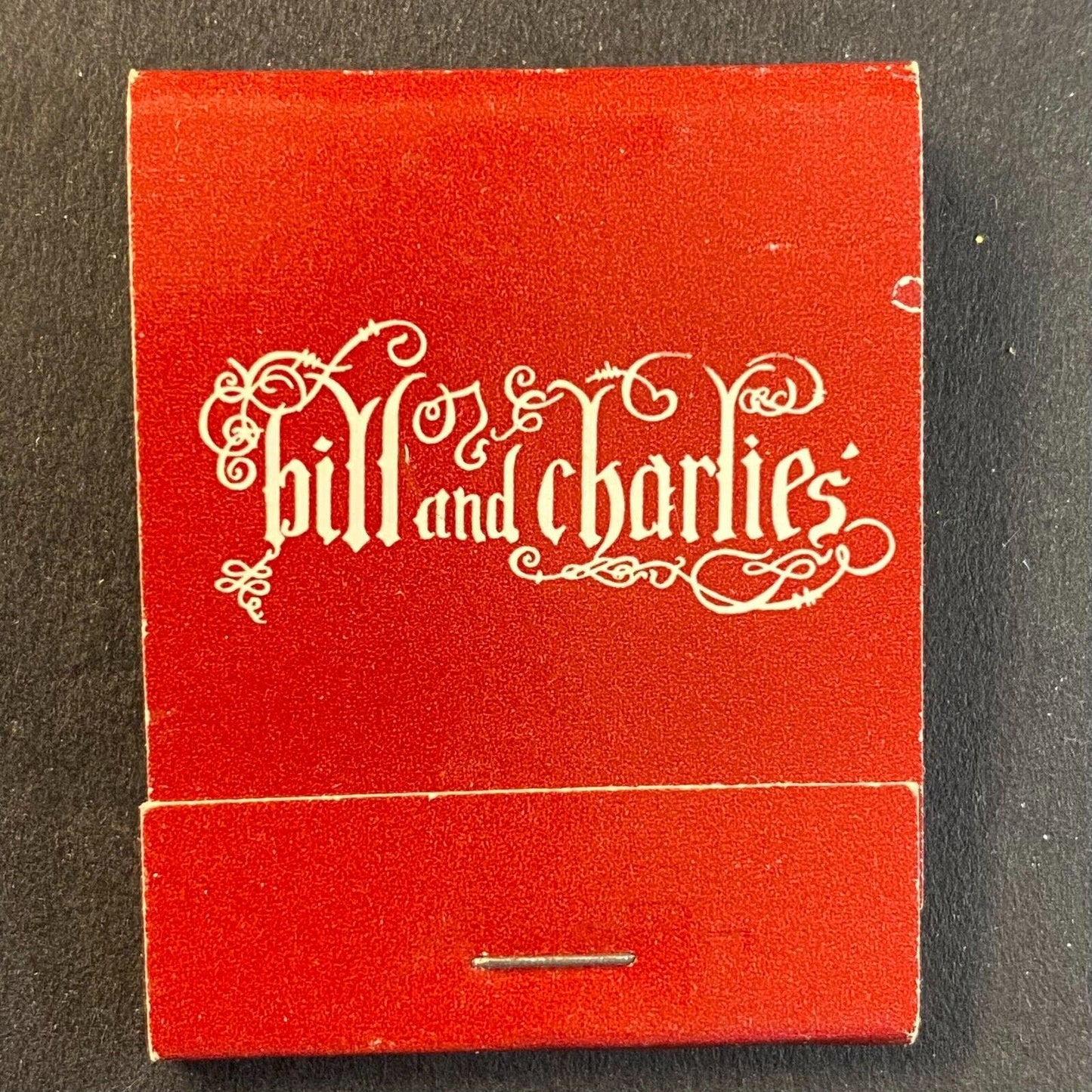 Bill and Charles Restaurant Lake Point Tower Chicago c1973-80's Full Matchbook
