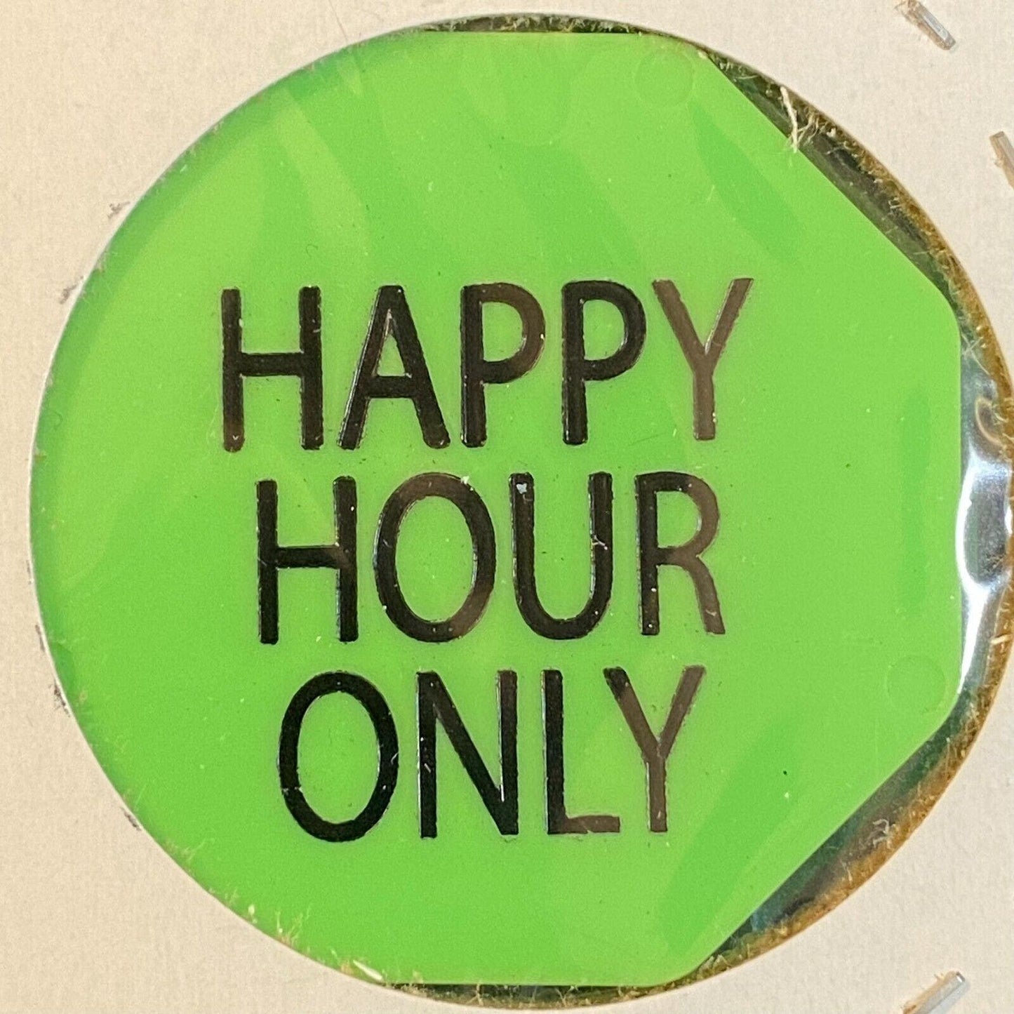 Herman, PA R.C. Men's Club c2015 ? Plastic Happy Hour Only" Drink Token