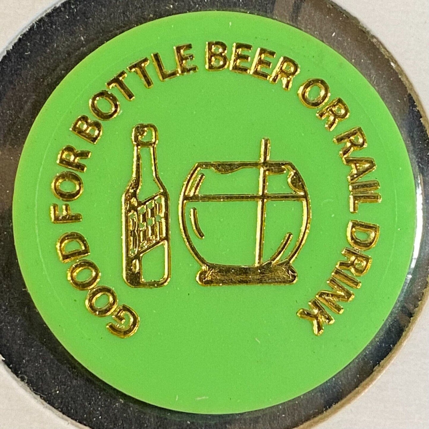 Meadville, PA Hunter's Inn c1980's-90's Plastic Token G/F Bottle Beer Rail Drink