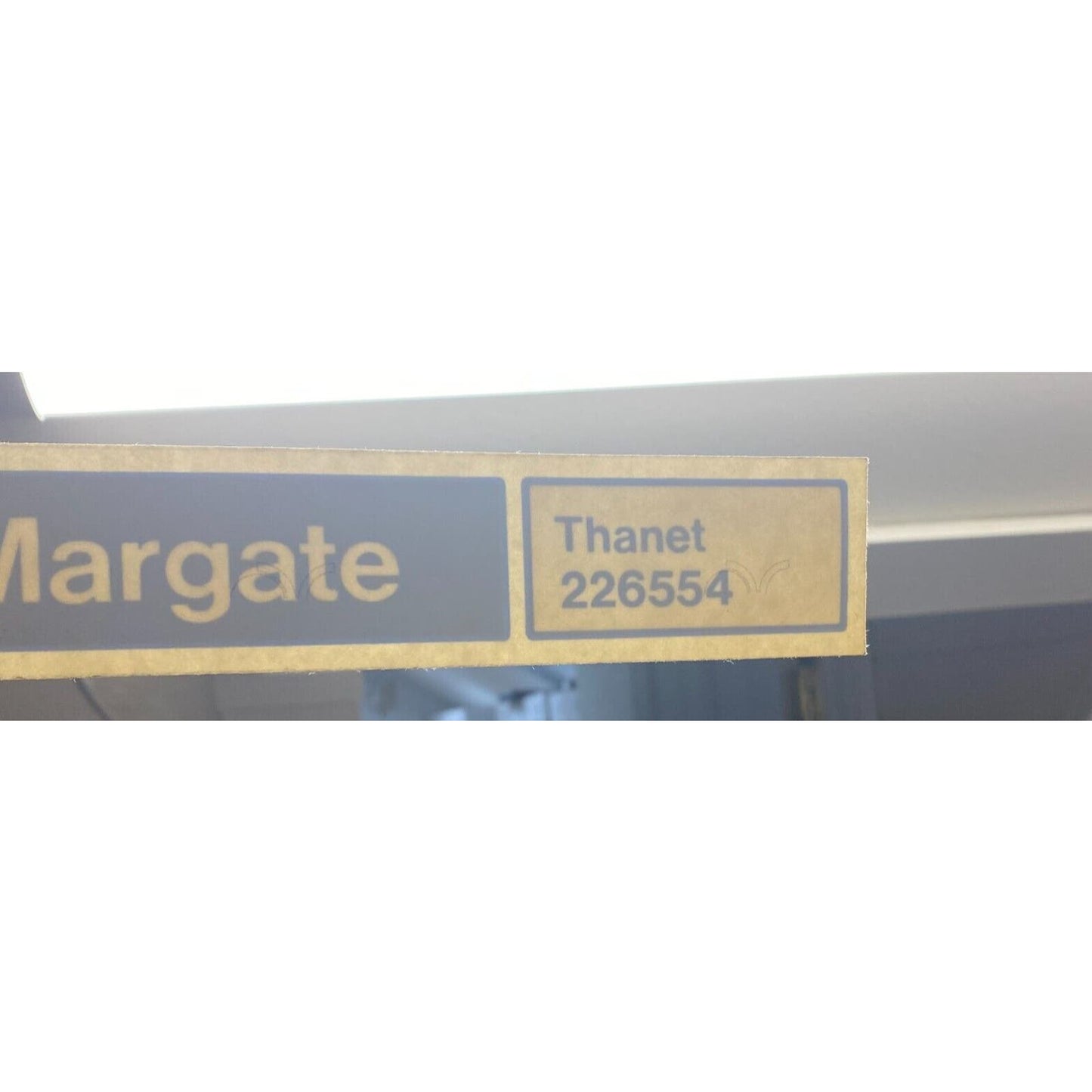 Invicta Margate Ford Dealer England Sticker 1 3/4" x 14" Scarce VGC