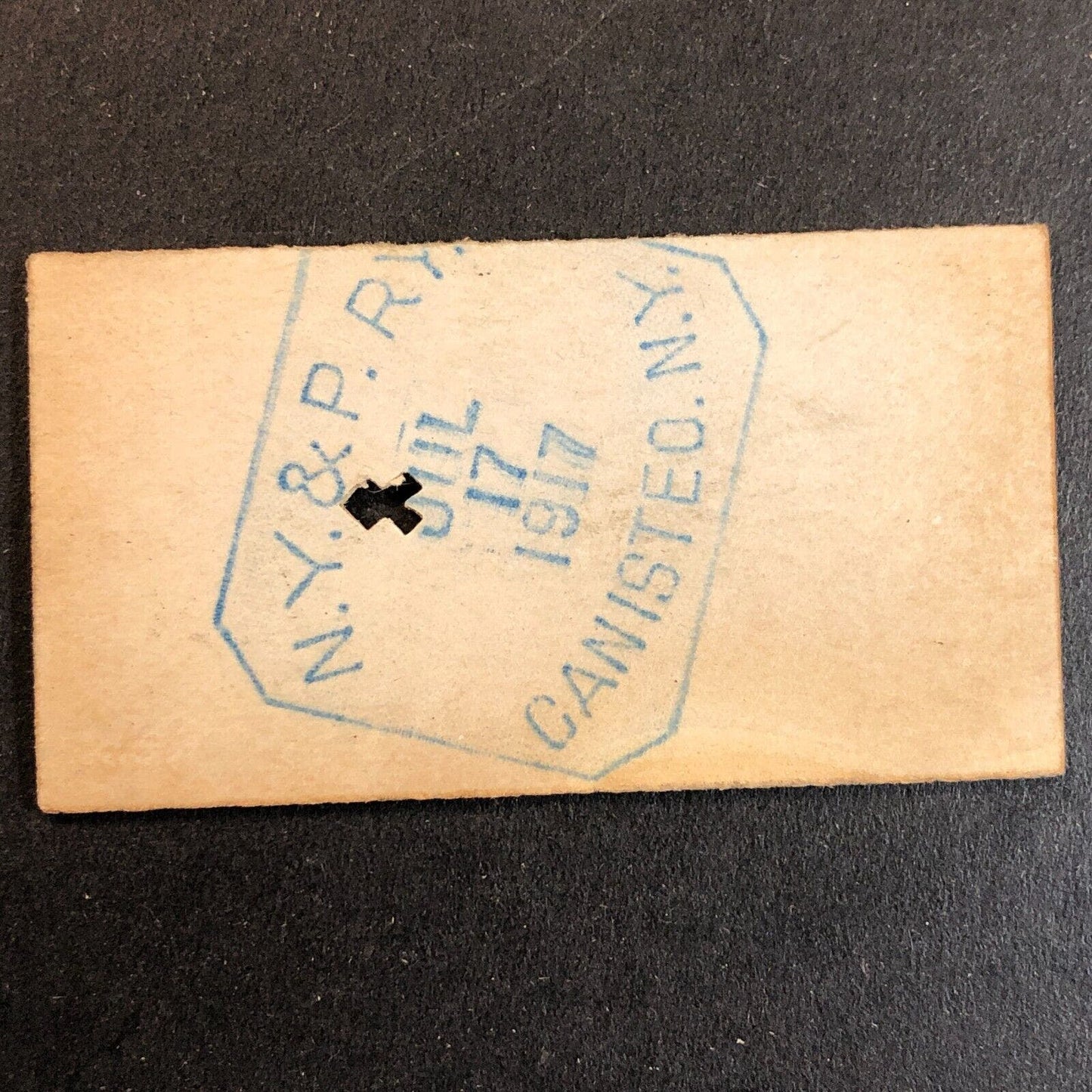New York & Pennsylvania Railroad July 17 1917 Genesee, PA Ticket #10740