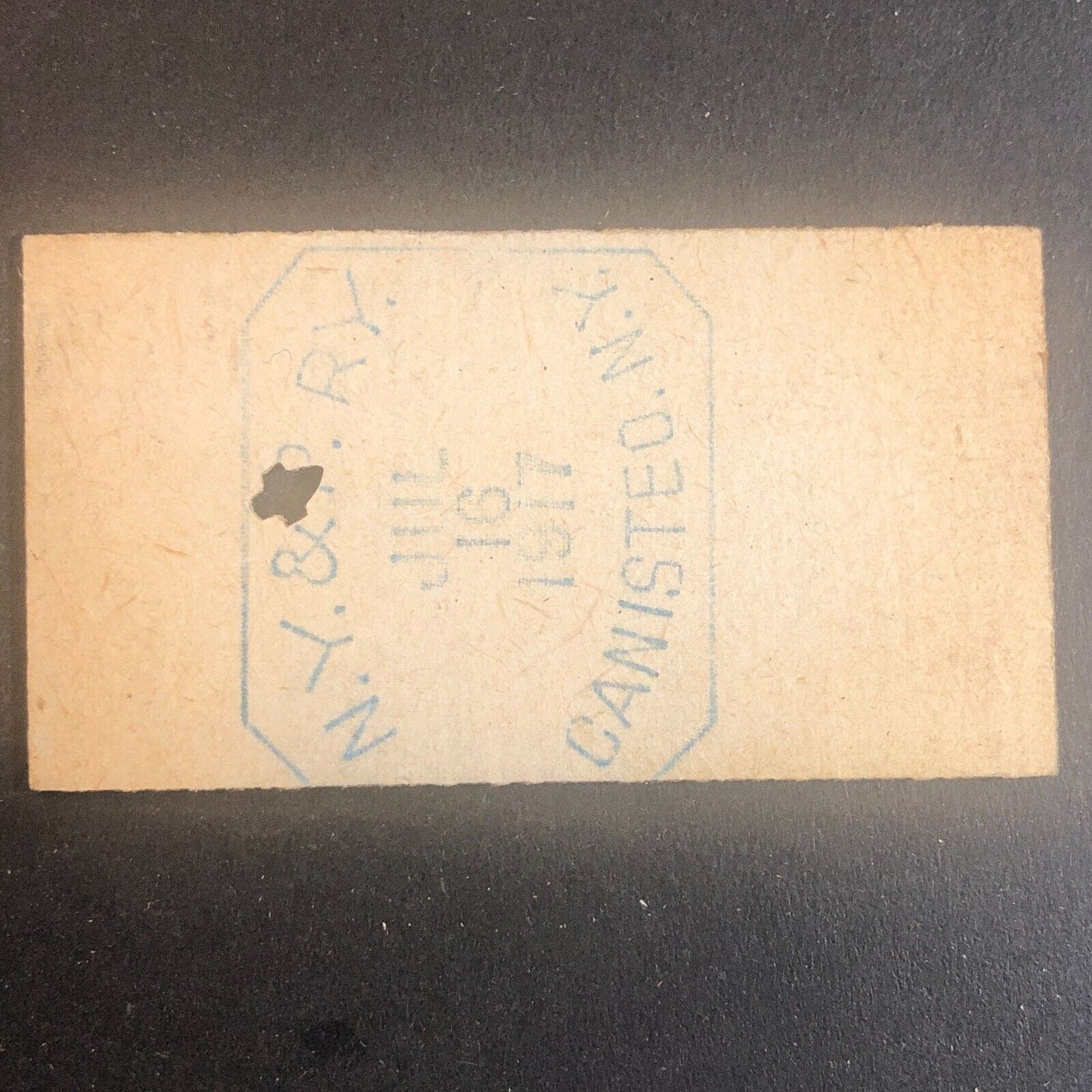 New York & Pennsylvania Railroad July 16 1917 Rexville, NY Ticket #30237