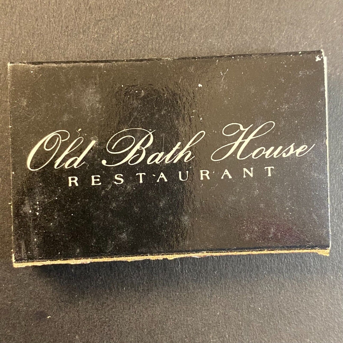 Old Bath House Restaurant Pacific Grove, CA Vintage Matchbox c1980's VGC