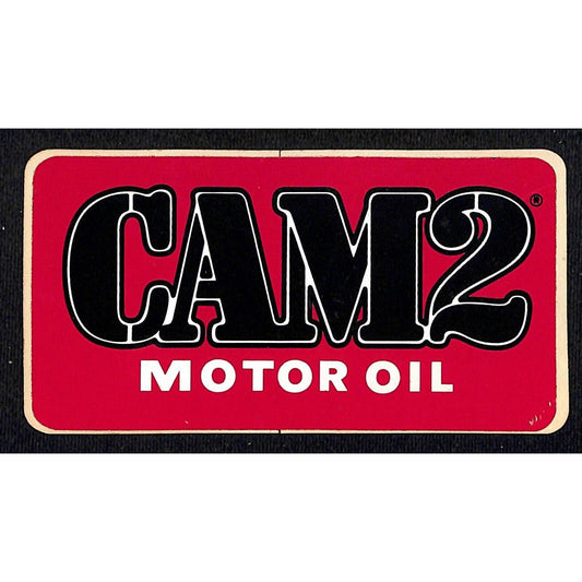 CAM2 Motor Oil Original Vintage Performance Auto Racing Sticker c1975-85