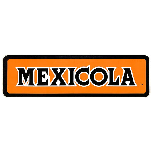 Mexicola Soda c1996-2000 Vinyl Sticker 3 3/8" x 11 3/4" VGC