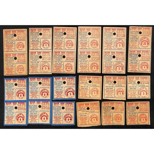 16 Mallo Cup Free Candy Play Money Mail In Single & Double Coupons c1964 (#12)
