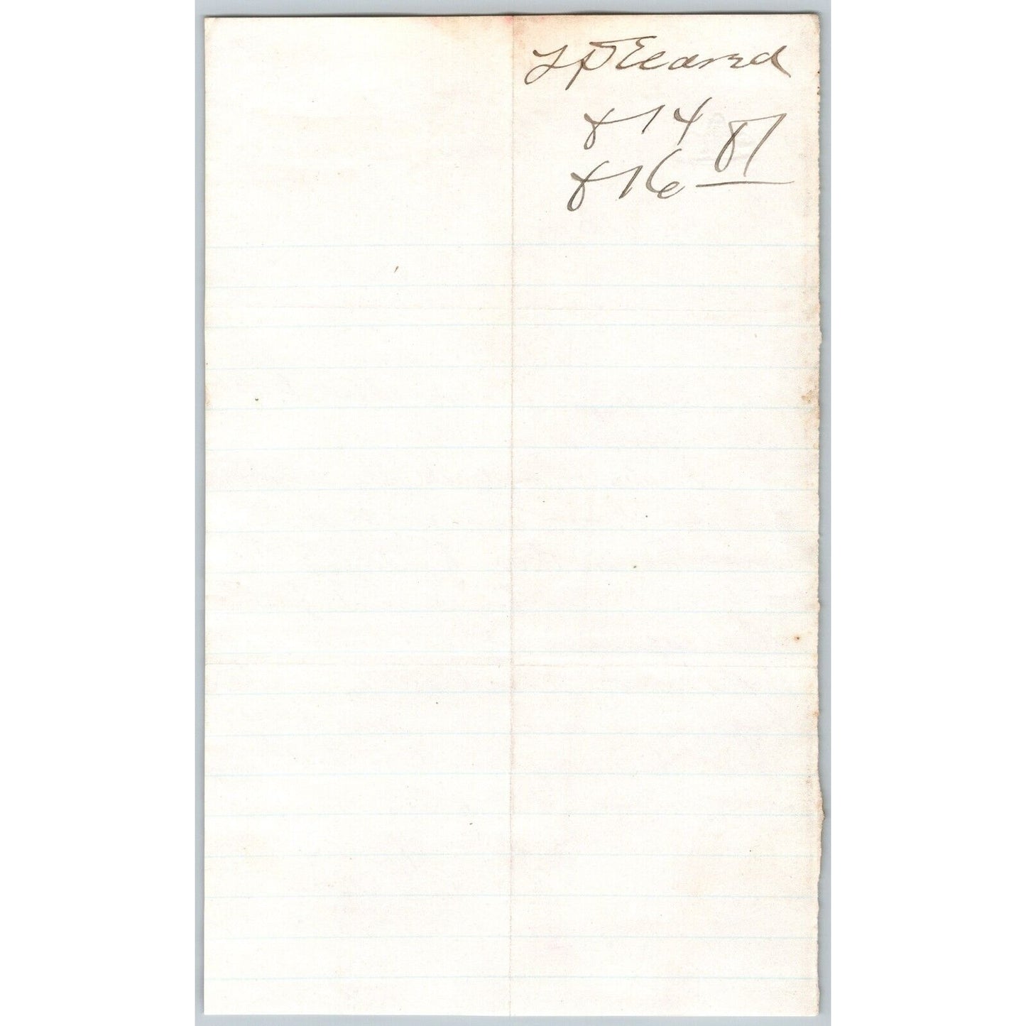 1881 ALS to Henry Elling* "..Send a Small Size, Pocket Check Book..& Overdraw"